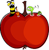 Vector clipart: Worms