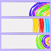 Vector clipart: abstract banners.