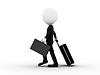 Business man traveling | Stock Illustration