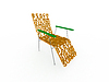 Summer words chair | Stock Illustration
