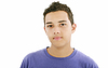 Joven headshot hispano | Foto de stock