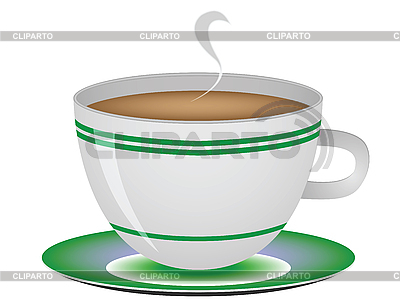 Coffee cup against white | Stock Vector Graphics |ID 3003079