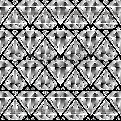 Diamantes sin patrón | Ilustración vectorial de stock |ID 3003365