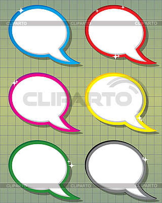 Speech Bubbles colección | Ilustración vectorial de stock |ID 3124995