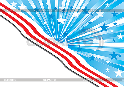 Background with elements of USA flag | Stock Vector Graphics |ID 3011623