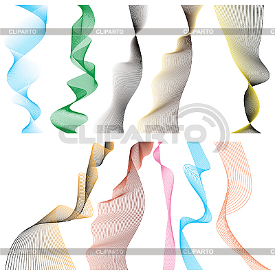 Rayas de color lineal | Ilustración vectorial de stock |ID 3013885