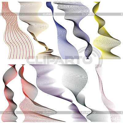 Rayas de color lineal | Ilustración vectorial de stock |ID 3013893