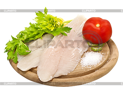 Filetes de pescado con especias y apio | Foto de alta resolución |ID 3173802