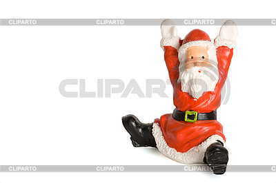 Santa Claus, Figur auf Weiß | Foto mit hoher Auflösung |ID 3015361
