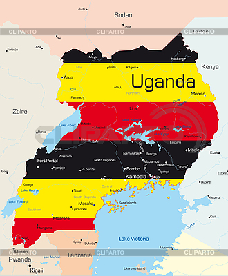 Uganda | Ilustración vectorial de stock |ID 3035285