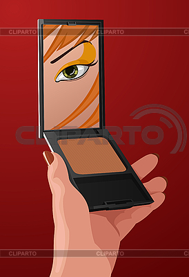 Maquillaje ilustración | Ilustración vectorial de stock |ID 3020601