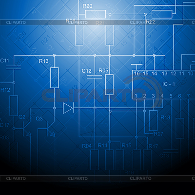 Electrical scheme backdrop | Stock Vector Graphics |ID 3369175