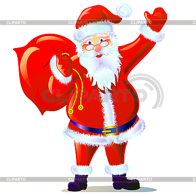 Happy Santa Claus | High resolution stock illustration |ID 3040086