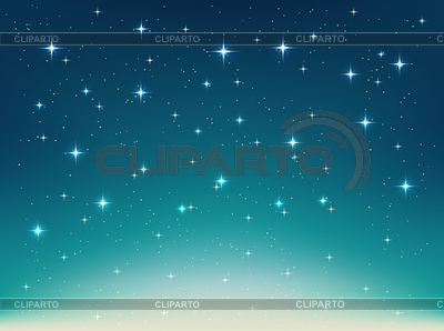 Hintergrund mit Nacht, Sterne im Himmel, Licht glänzen | Stock Vektorgrafik |ID 5665517