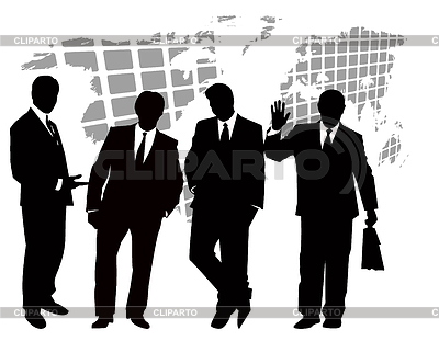 Businessmen silhouettes | Stock Vector Graphics |ID 3219232