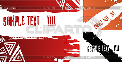 Grunge Hintergrund mit Platz für Ihren Text Set | Stock Vektorgrafik |ID 3228636