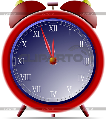 New Year Night Clock | Stock Vector Graphics |ID 3222520