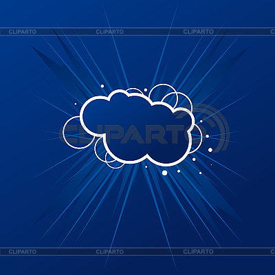 Transparent mit Banner in blaues Licht | Stock Vektorgrafik |ID 3059652