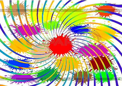 Fondo abstracto con manchas de color | Ilustración vectorial de stock |ID 3054686