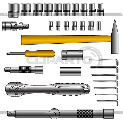 Набор различных инструментов | Векторный клипарт |ID 3185674