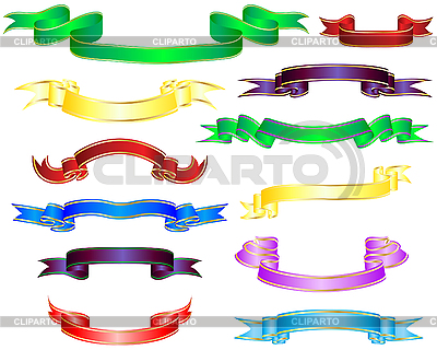 Multicolor ribbons | Stock Vector Graphics |ID 3103943