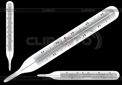 Thermometer-Symbole | Stock Vektorgrafik |ID 3158487