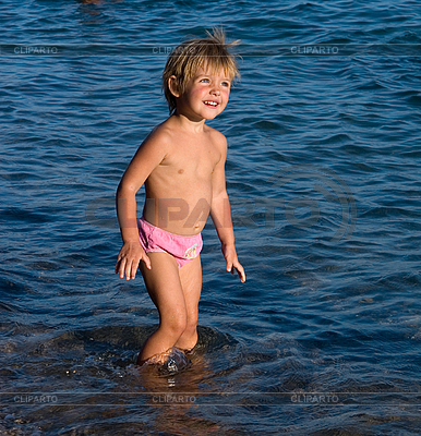 Girl and the sea | High resolution stock photo |ID 3090933