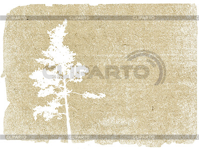 Grunge background with tree silhouette | Stock Vector Graphics |ID 3220443