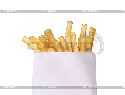 French fries in white box | High resolution stock photo |ID 3345345