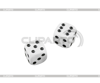 Dos dados blancos | Foto de alta resolución |ID 3345500