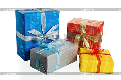 Multi-color cajas con regalos | Foto de alta resolución |ID 3133711