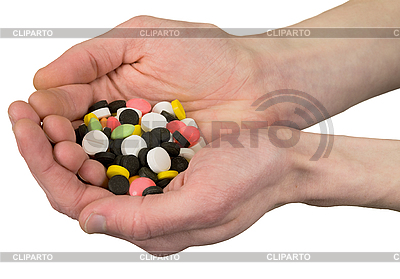 Multicolore tabletas en la mano | Foto de alta resolución |ID 3165738