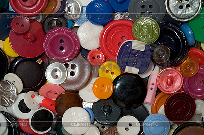 Multicolored plastic and metal button | High resolution stock photo |ID 3172760