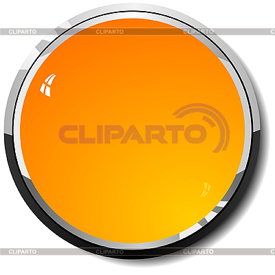 Botón amarillo redondo web | Ilustración vectorial de stock |ID 3208490