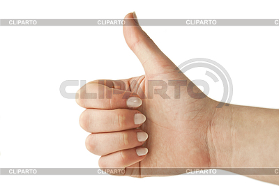 Mujer haciendo un gesto con el pulgar | Foto de alta resolución |ID 3162561