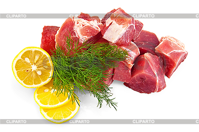 Schweineschnitzel mit Zitrone und Dill | Foto mit hoher Auflösung |ID 3205552