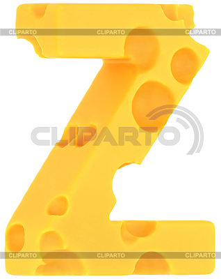 Cheeze font Z letter | High resolution stock photo |ID 3234895