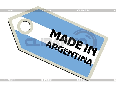 Label in Argentinien gemacht | Stock Vektorgrafik |ID 3351049