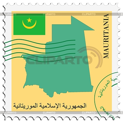 Electrónico a partir de Mauritania | Ilustración vectorial de stock |ID 3371105