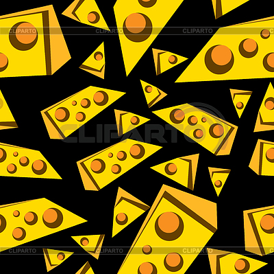 Queso inconsútil | Ilustración vectorial de stock |ID 3284704