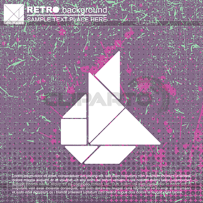 Tangram Schiff | Stock Vektorgrafik |ID 3326376