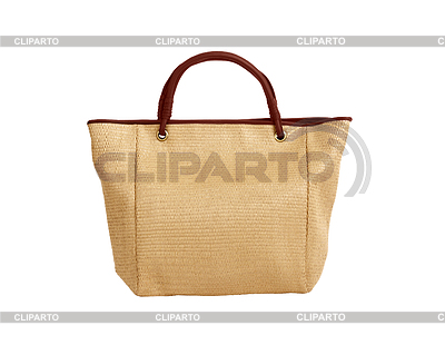 Eco amistoso bolsa de compras de mimbre hecha de los recursos naturales | Foto de alta resolución |ID 3317241