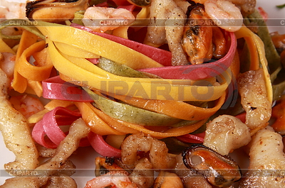 Italian cuisine. Pasta with meat sauce | High resolution stock photo |ID 3317409