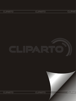Black paper with realistic page curl | High resolution stock illustration |ID 3359155