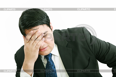 Young business man depressed of work | High resolution stock photo |ID 3360451