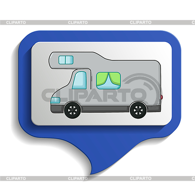 Urban transport`s значок карты знак, стиль мультяшный | Векторный клипарт |ID 5723734